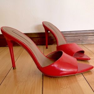 Red patent leather BCBG Max Azria stilettos